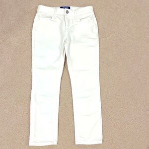Old Navy white stretch jeans, size 12 slim